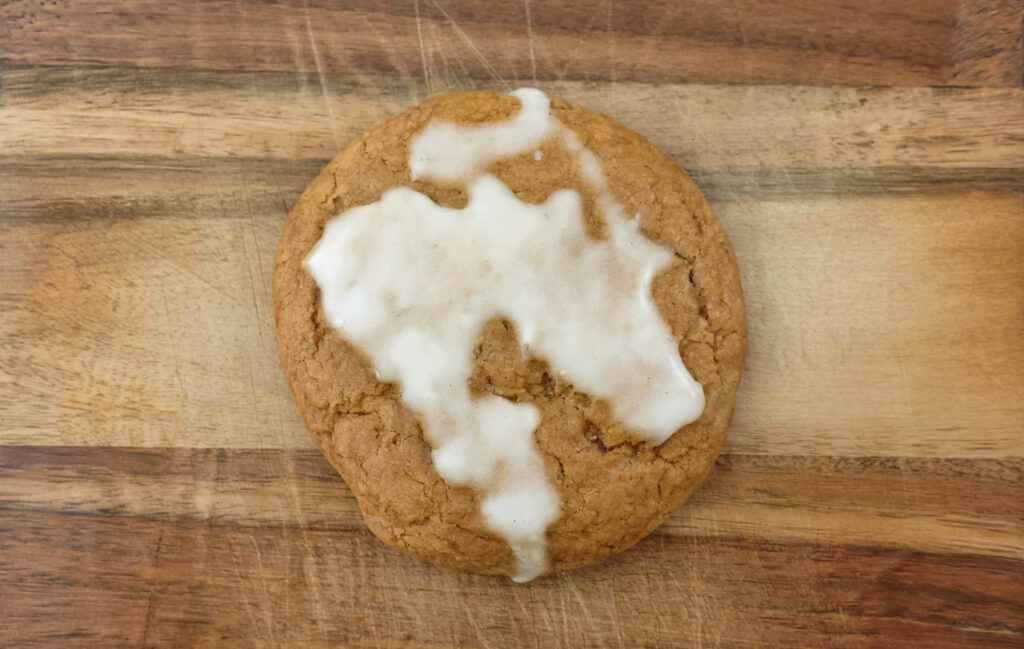 Iced Eggnog Chewy Spice Cookies